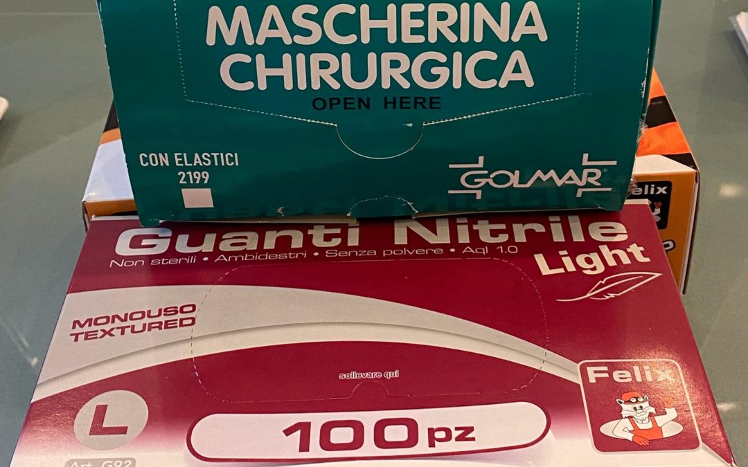 Edoné e UGL Terziario donano guanti e mascherine alle Farmacie ASM