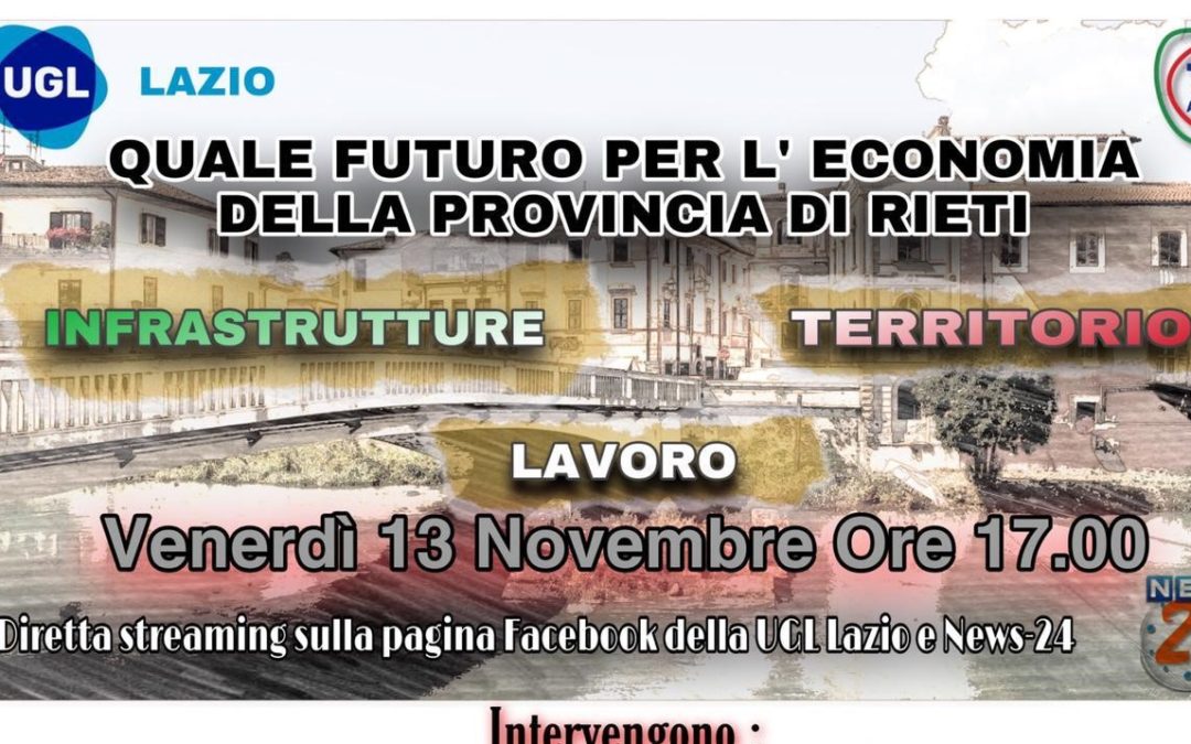 Quale futuro per l’economia della Provincia di Rieti